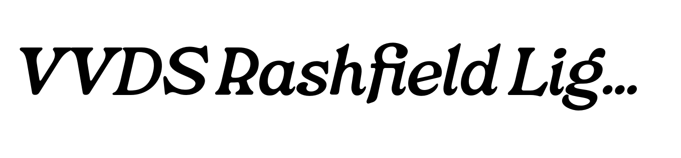 VVDS Rashfield Light Italic
